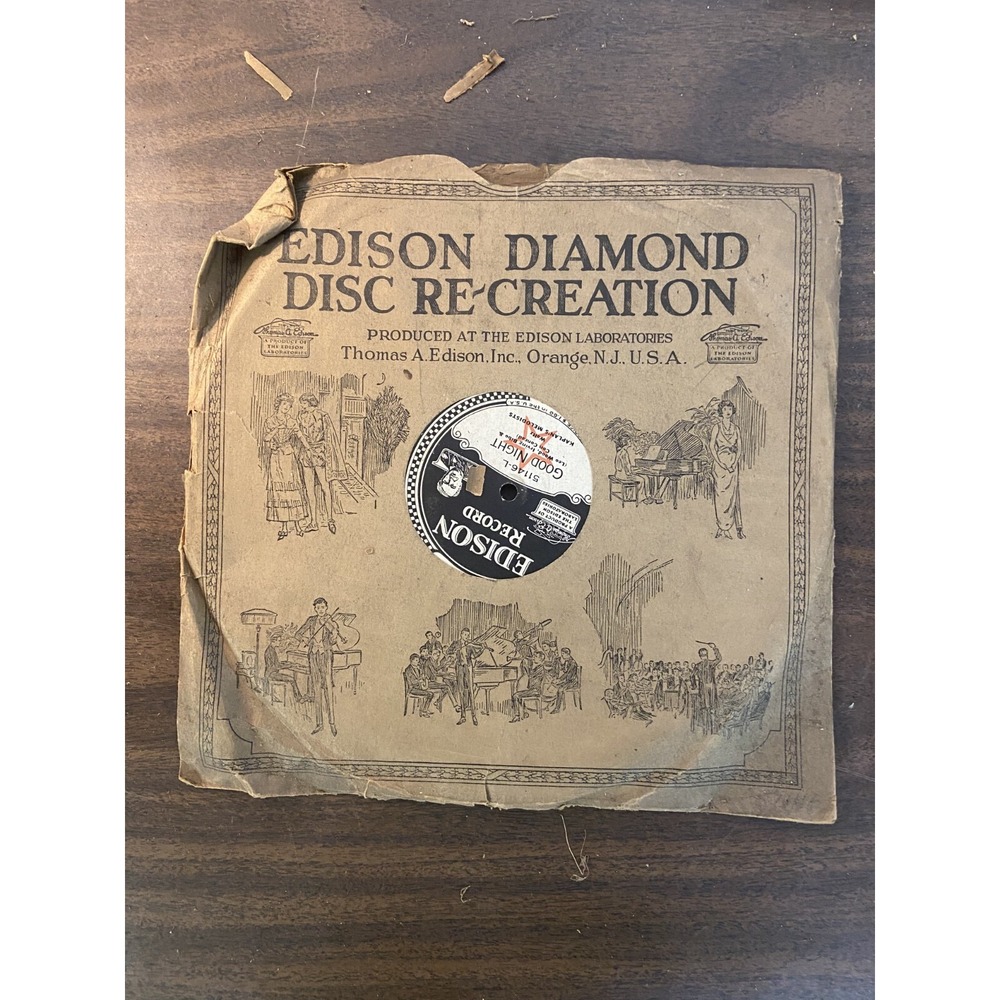 Edison Disc Vinyl Record 51146 ORIGINAL SLEEVE